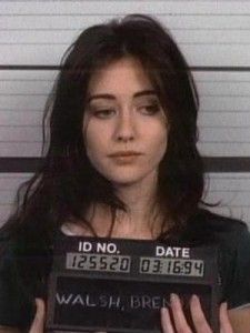 Shannen Doherty - drunk driving Brenda Walsh, A Woman, Mug