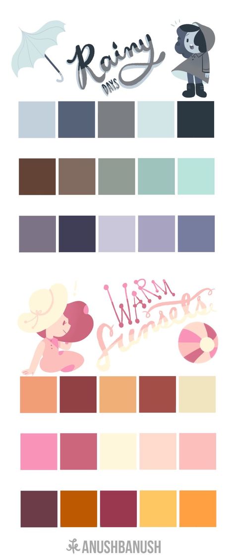 Color Palette Deviantart, Aesthetic Color Palate, Line Art Color Palette, Character Palette Color Schemes, Color Palets Aesthetic, Random Color Palette Challenge, Sleepy Color Palette, Character Pallete, Rainy Color Palette