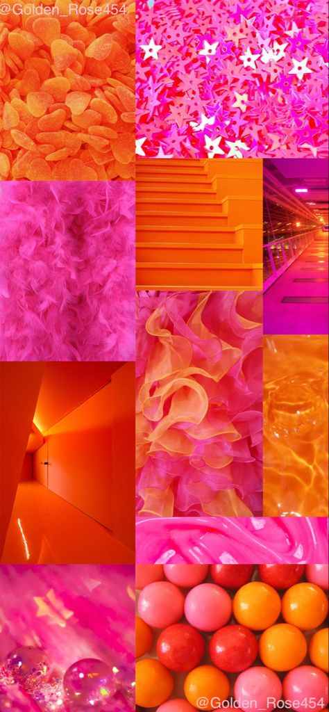 Pink Red And Orange Aesthetic, Pink Yellow And Orange Aesthetic, Pink Peach Orange Color Palette, Pink And Orange Instagram Feed, Pink And Orange Branding, Hot Pink And Orange Aesthetic, Pink And Orange Wallpaper Iphone, Orange Pink Aesthetic, Orange And Pink Aesthetic