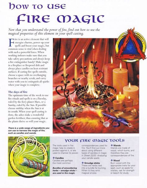 Ways to use Fire Magic Fire Magick, Elemental Magick, Fire Witch, Fire Magic, Elemental Magic, Wiccan Witch, Magick Spells, Eclectic Witch, Wiccan Spell Book