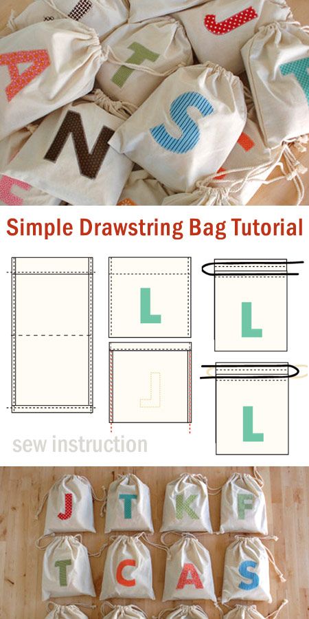 How To Make Goodie Bags, What Can I Sew To Sell, Easy Draw String Bag, Diy Cloth Gift Bags, Drawstring Bags Diy, Simple Drawstring Bag Pattern, Small Drawstring Bag Diy, Diy Pouch Bag Drawstring, Simple Drawstring Bag Diy