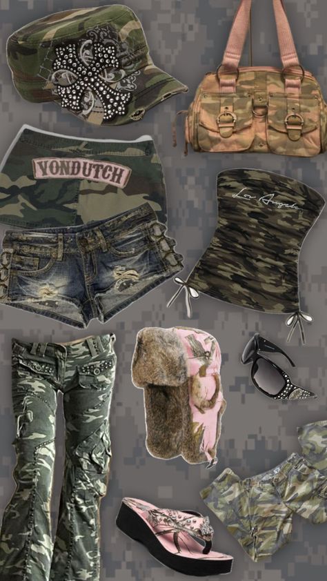 Camouflage 💚 #camo #early2000s #fashion Connect With People, Your Aesthetic, Creative Energy, Camouflage, Camo, Energy, Pink