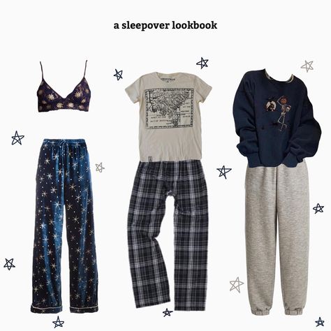 Lazy Core Outfits, Lazy Pajama Outfit, Indie Pajamas, Pajama Outfits Fashion, Pajama Fits For School, Pajama Outfits Aesthetic, Pj Fits For School, Cute Sleepover Outfits, Pijama Day At School Outfits