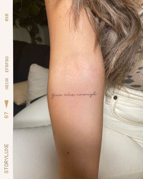 Line Minimalist Tattoo, Fine Line Minimalist Tattoo, Needle Tattoo, Single Needle Tattoo, You Are Enough, Fine Line, Minimalist Tattoo, Tattoo Artist, Jesus Fish Tattoo