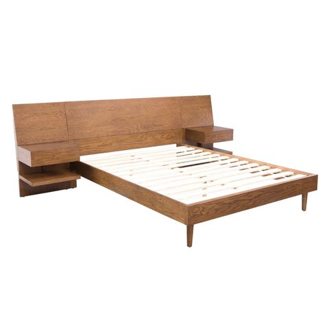 High Bed Furniture, Bed Frames For Queens, Adult Queen Bed, Nightstand Lower Than Mattress, Build A California King Bed Frame, Build Bedroom Furniture, Epoxy Bed Frame, Bedframe With Side Tables, Headboard With Nightstand Attached Wood