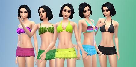 Mod The Sims - Frilled Lace Miniskirt Micro Skirt, The Sims 4, The Sims, No Frills, Sims 4, Lace Shorts, Mini Skirts, Skirt, Lace