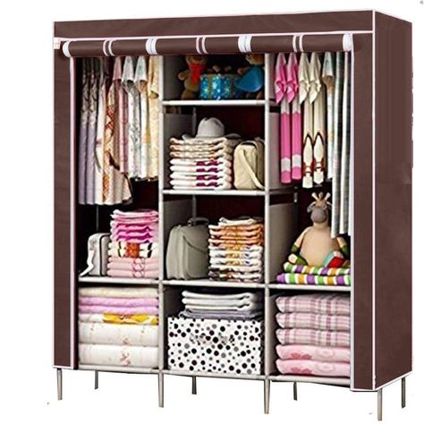 Closet For Clothes, Collapsible Wardrobe, Foldable Closet, Foldable Wardrobe, Wardrobe Organizer, Closet Cabinet, Portable Wardrobe, Closet Dividers, Organized Living