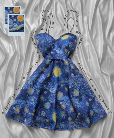 Chibi Disney, Starry Night Dress, Bat Mitzvah Themes, Mitzvah Themes, Harry Potter Outfits, A Starry Night, Dream Dresses, Easy Trendy Outfits, Sparkly Dress