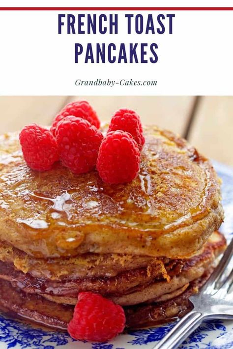 French Toast Custard, French Toast Pancakes Recipe, French Pancakes, French Toast Recipe Cinnamon, Fluffy French Toast, Fluffy Buttermilk Pancakes, French Toast Pancakes, Crazy Genius, Buttermilk Pancakes Fluffy