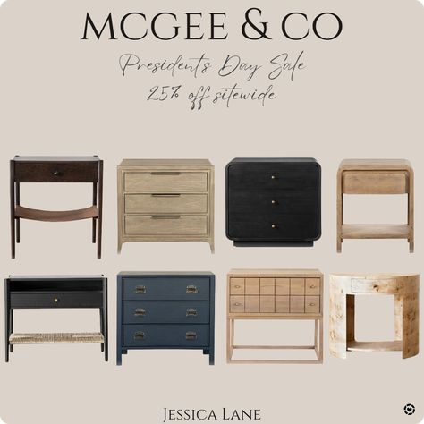 McGee & Co President's Sale, 25% off site-wide. nightstands, bedroom furniture, McGee style, McGee and Co Follow me in the @LTK shopping app to shop this post and get my exclusive app-only-content! #liketkit @shop.ltk https://liketk.it/41Dhu Studio Mcgee Bedside Table, Bedside Table Studio Mcgee, Mcgee And Co Nightstand, Studio Mcgee Threshold Nightstand, Mcgee And Co Kendall Nightstand, Mcgee And Co Bedroom, West Elm Margot Raffia Nightstand, Mcgee And Co, Mcgee & Co