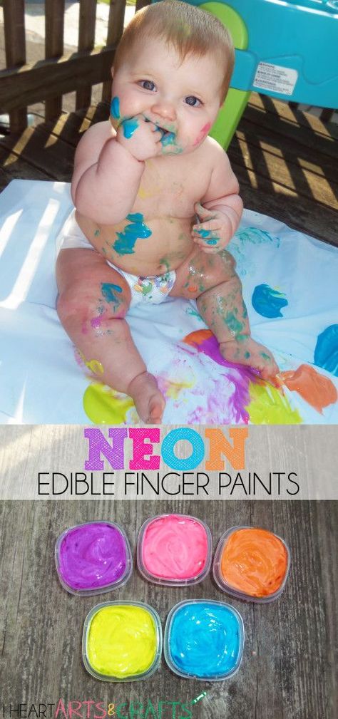 Finger Paints, Baby Painting, Diy Toddler, Cool Baby, Toddler Play, Toddler Art, Baby Diy, Toddler Fun, Baby Sensory