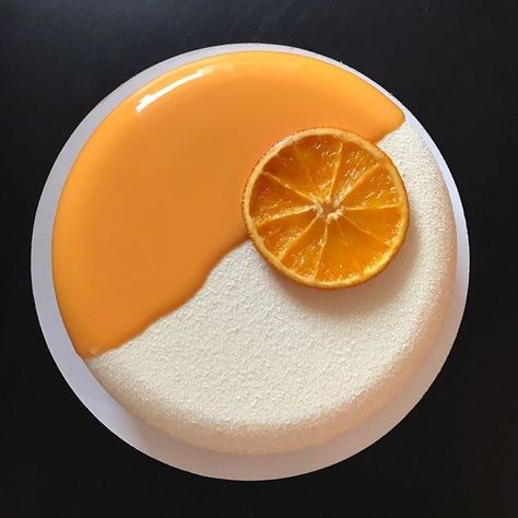 Pastry Design, Mango Cake, Pastry Art, Glass Cakes, Orange Cake, Dessert Decoration, Plated Desserts, Cake Designs Birthday, Mousse Cake