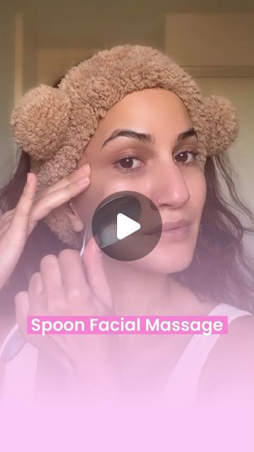 FaceYogi on Instagram: "No face yoga tools?👀 No problem! 💫

Use your spoon 🥄 and it will work wonders! 👏

Reapeat each move 30s and exercise for both sides.

#faceyoga #facesculpting #facialmassage #spoon #smilelines #facefitness #facelifting #eyebag #facecare #faceyogi #faceyogiapp" Face Yoga With Spoon, Yoga Tools, Face Yoga, No Face, Facial Massage, Eye Bags, No Problem, Face Care, Both Sides