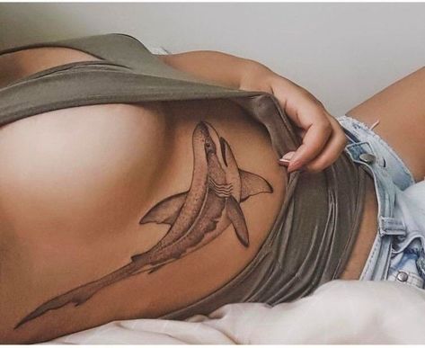 Piercing Inspiration, Simple Tattoos For Women, Shark Tattoo, Meaningful Tattoos For Women, Tattoo Traditional, Shark Tattoos, Subtle Tattoos, Dream Tattoos, Dope Tattoos