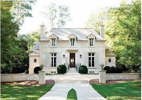 French Home Exterior, Glebe House, Exterior Finishes, Casa Country, Houses Plans, Casas Coloniales, Countryside House, Atlanta Homes, Design Exterior