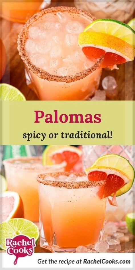 I know we all love a good margarita, but if you ask me, this Paloma Cocktail is #1! The tequila, grapefruit and lime juice combo is simply off-the-charts delicious! It’s sweet, sour, and refreshing! A MUST try this summer! You can make this recipe spicy by adding chipotle chili powder to the rim or leave it off for a classic paloma recipe. Serving a crowd, no worries, you'll find instructions for making a pitcher full of the paloma beverage. You're going to want to drink this all summer! Tonic Cocktails, Bartending Tips, Paloma Recipe, Grapefruit Cocktail, Margarita Drink, Paloma Cocktail, Mezcal Cocktails, Tropical Drinks, Grapefruit Soda