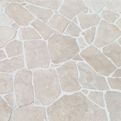 Soothing Aesthetic, Paving Ideas, Crazy Paving, Outdoor Paving, French Pattern, The Local Project, Outdoor Entertaining Area, Stone Tiles, Pool House