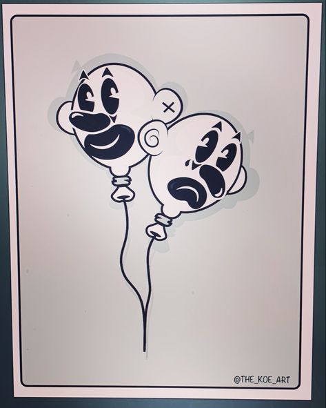 Clown Holding Balloons Drawing, Small Clown Drawing, Clown Tattoo Outline, Creepy Clown Illustration, Happy Clown Drawing, Cartoon Clown Tattoo, Baby Clown Tattoo, Clown Flash Art, Clown Flash