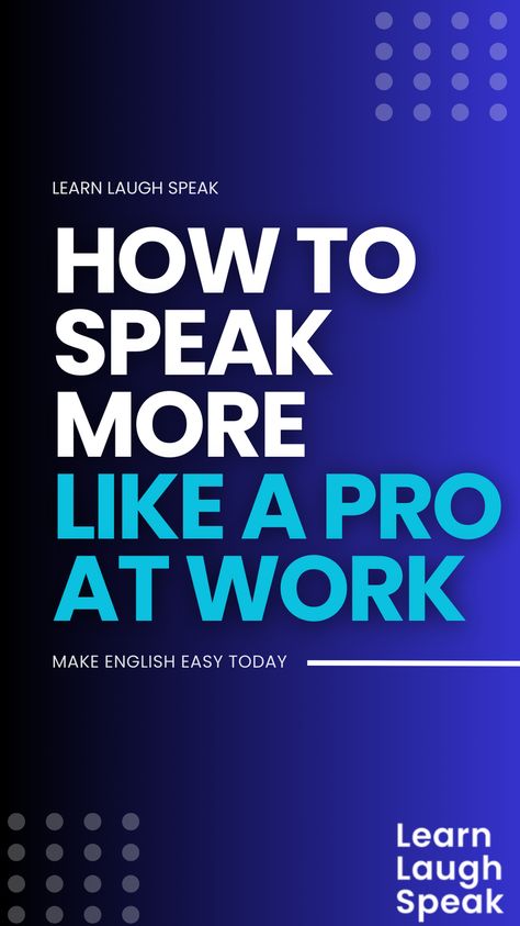 Are you an adult who uses English as a second language at work? Do you want to ensure that you are speaking English professionally and correctly in the workplace? Look no further! In this blog post, we will discuss tips and advice for how to speak more professionally in English at work. As a non-native English speaker, it can be challenging to navigate the nuances of professional communication in a second language. Native English Speaker, Professional Speaking, Improve English Speaking, Professional Communication, English Communication Skills, Communication Book, Workplace Communication, Native English, English Speaking Skills