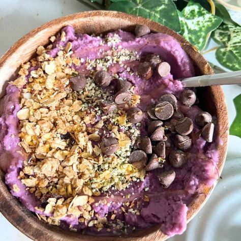 Ninja Creami Smoothie Bowl - Recipe Diaries Ninja Creami Smoothie, Ninja Smoothies, Ninja Creami Recipes, Protein Smoothie Bowl, Dole Whip Recipe, Batch Baking, Creami Recipes, Small Batch Baking, Vanilla Recipes