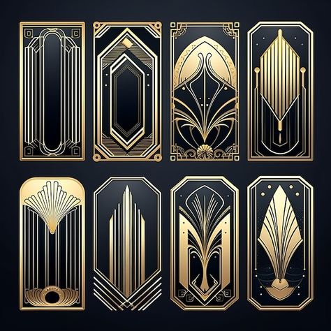 Download this Premium Photo about Phone Cover Design Vector Simple Creative And Luxury Gold Frame Card Template Expensive Diamond, and discover more than 60 Million Professional Stock Photos on Freepik Card Frame Design, Art Deco Layout Design, Art Deco Website, Gatsby Design Graphic, Art Deco Frames Border, Art Deco Border Free, Art Deco Pattern Design, Art Deco Vector, Gold Graphic Design