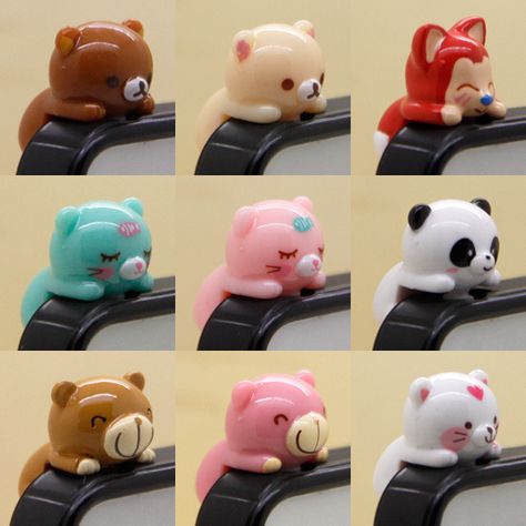 #Plug #Bear Panda 3d, Andriod Phone, Earphone Jack, Cell Phone Strap, Ear Cap, Cell Phone Charms, Anti Dust Plug, Phone Plug, Dust Plug