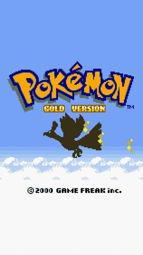 Pokemon Gold Complete Intro Opening Title Screen Nintendo 3ds Aesthetic, 3ds Aesthetic, Pokemon Lock Screen, Aesthetic Pokemon, Pokémon Gold And Silver, Pokemon Heart Gold, Best Pokemon, Title Screen, Gen 1 Pokemon