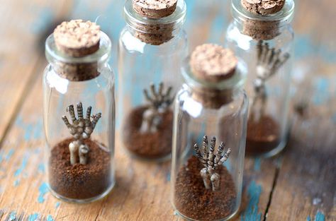 Haunted Dollhouse, Tiny Jars, Halloween Potions, Small Glass Bottles, Halloween Miniatures, Mini Jars, Bottle Charms, Bottle Necklace, Mini Things