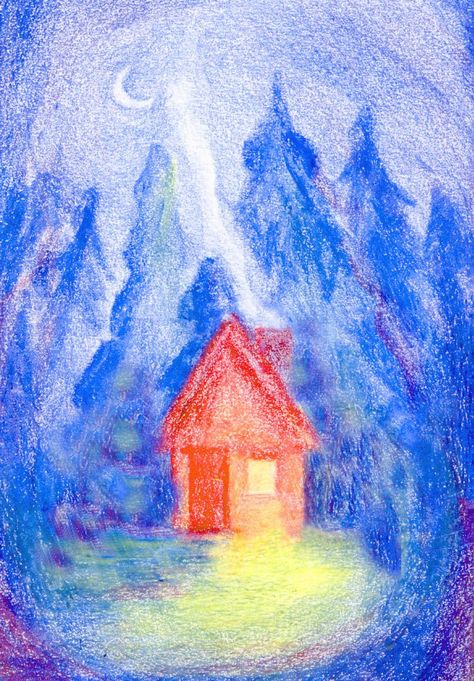 How to create a warm “Waldorf-like” homeschool home | The Art of Home Education - * - Invision Education Block Crayon Drawing, Waldorf Preschool, Wet On Wet Painting, Blackboard Drawing, Chalkboard Drawings, Crayon Drawings, Coloring Techniques, Toy Making, Tv Home