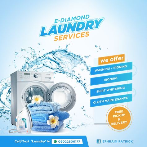 Laundry Promotion Design, Laundry Flyer Design Ideas, Laundry Background Design, Laundry Flyers Design, Laundry Services Flyer Design, Laundry Banner Design, Laundry Poster Design, Laundry Flyer Design, Laundry Ads