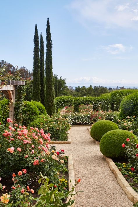 oprah winfrey best garden veranda Rose Garden Design, Italian Garden, Have Inspiration, Formal Gardens, Mediterranean Garden, Gorgeous Gardens, Garden Cottage, Oprah Winfrey, English Garden