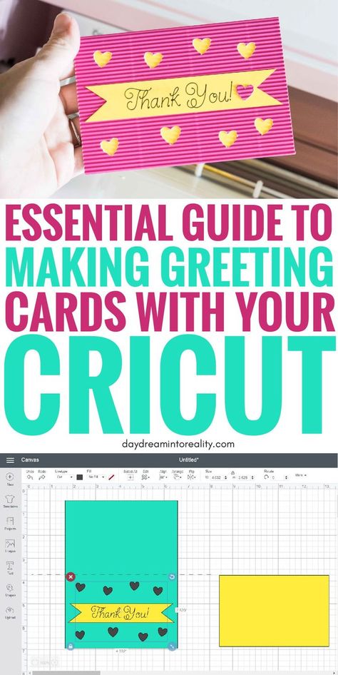 Learn how to make for any occasion with your Cricut Maker or Explore!  #cricutexplore #cricutmade #cricutmaterials #cricutdesignspace #designspace #cricutexploreair #cricutmaker #cricuttutorials How To Make A Card With Cricut Explore, How To Make Cricut Cards, How To Make Greeting Cards With Cricut, Greeting Cards With Cricut, Making Cards With Cricut Explore Air 2, Diy Cards Cricut, Greeting Cards Cricut, How To Make A Card With Cricut, Making Cards With Cricut Maker