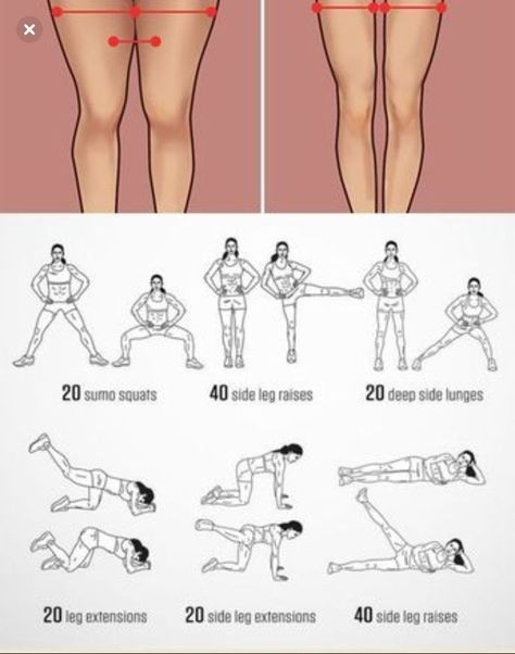 Upper Thigh Workout, Thigh Fat Workout, Beginner Workouts, Lose Thigh Fat, Inner Thigh Workout, Summer Body Workouts, Trening Fitness, Simple Health, Body Workout Plan