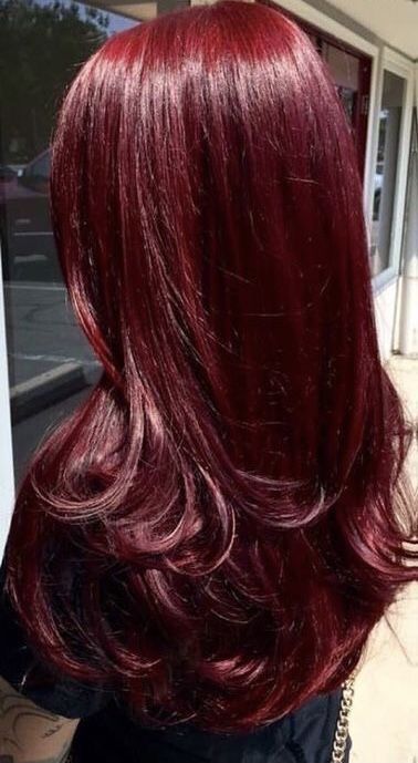 Wine Hair Color, Cherry Red Hair, Wine Red Hair, Wine Hair, Red Hair Inspo, Cherry Hair, Dyed Red Hair, Dark Red Hair, Hair Streaks