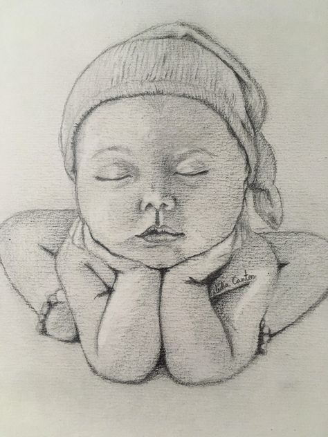 Baby Sketch Pencil Drawings, Baby Drawing Ideas, Baby Drawing Sketches, Babies Drawing, Easy Drawing Step By Step, Drawing Pics, Baby Sketch, Pencil Drawing Images, Abstract Pencil Drawings