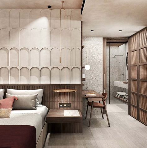 Hotel Room Interior, Ceiling Design Ideas, Leather Sofa Living Room, Bedroom Interior Design Luxury, Hotel Room Design, Modern Bedroom Interior, Bedroom Bed Design, Bed Furniture Design, Interior Wall Design