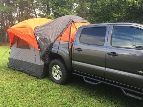 Rightline Gear Truck Tent Full Review - The Tent Hub Truck Tent Camping, Campervan Hacks, Bed Tents, Pickup Camping, Motorhome Accessories, Truck Bed Tent, Teardrop Camping, Suv Tent, Tent Camping Hacks