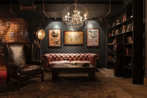 Gentlemans Room, Zigarren Lounges, Bar Lounge Room, Speakeasy Decor, Bourbon Room, Whiskey Lounge, Home Office Man Cave, Whiskey Room, Home Bar Rooms