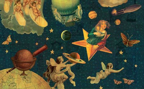 Smashing Pumpkins Wallpaper, Rock Band Wallpaper, Mellon Collie And The Infinite, Pumpkins Wallpaper, Band Wallpaper, Pumpkin Wallpaper, Desktop Wallpaper Art, Rock Rock, Band Wallpapers