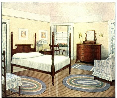 12 examples of classic bedroom decor from the early 1900s 1900s Bedroom, Old Bedroom Decor, 1920 Bedroom, 1930s Bedroom, 1920s Bedroom, 1920 Home, Classic Bedroom Decor, 1920s Decor, Old Bedroom