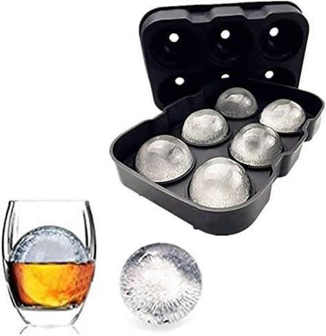 Whiskey Ice Ball, Round Ice Cubes, Ice Cube Tray Molds, Sphere Ice, Whiskey Ice, Silicone Ice Molds, Silicone Ice Trays, Ice Ball Maker, Round Ice