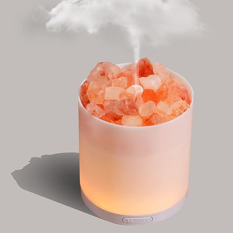 Amazon.com: Coozment 2-in-1 Himalayan Salt Lamp & Ultrasonic Essential Oil Diffuser, Salt Lamp Diffuser,Humidification,Aromatherapy,USB Interface,7 Color Lights& Waterless Auto-Off.… : Tools & Home Improvement Ceramic Oil Diffuser, Relaxing Home Decor, Essential Oil Diffuser Humidifier, Rock Lamp, Flower Diffuser, Salt Rock Lamp, Stone Diffuser, Salt Stone, Aromatherapy Humidifier