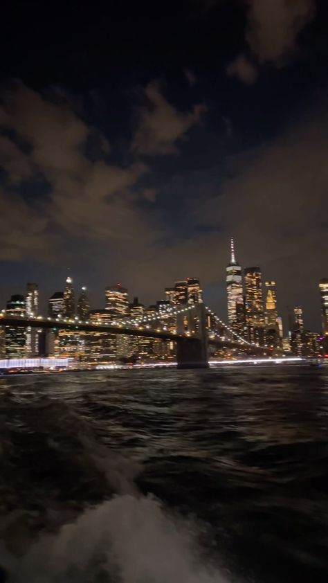 Cy |TRAVEL 🌍 | New York | NYC Ferry at night 😍 - - - #nyc #newyork #newyorkcity #manhattan #manhattanview #cityview #travelnyc #visitnyc #nyctourist | Instagram Nyc At Night Aesthetic, New York Night View, Nyc Ferry, Manhattan Aesthetic, New York New Years Eve, Cities At Night, Manhattan Night, Travel New York, City Life Aesthetic