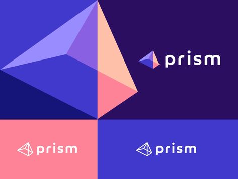 Prism Logo, Gem Logo, Geometric Logo Design, Visual Identity System, Colorful Logo Design, Dental Logo, Geometric Logo, Modern Logo Design, Simple Logo