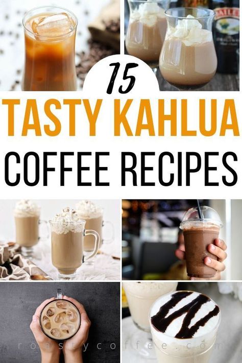 Coffee Martinis, Spiked Milkshakes, Spiked Coffee Drinks, Kahlua Coffee Drinks, Pumpkin Spice Coffee Recipe, Coffee Cocktail Recipes, Hot Coffee Recipes, Alcoholic Coffee Drinks, Coffee Dessert Recipes