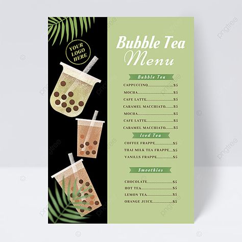 restaurant,food,flyer,propaganda,promotion,bubble tea,milk tea,milk,menu,drink,new product Milk Tea Menu Board Design, Milktea Background Design, Tea Shop Menu Design, Spoon Sketch, Milk Tea Menu, Shop Menu Design, Cooking Drawing, Bubble Tea Menu, Vintage Brochure