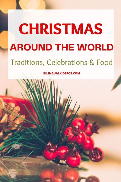 Natal, Christmas Around The World Party Ideas, Fun Christmas Traditions, Around The World Food, Adult Party Themes, Christmas Around The World, Christmas Experiences, Celebration Around The World, Holidays Around The World