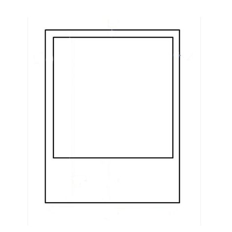 Polaroid Picture Template, Poloroid Pictures Ideas Drawings, Polaroid Picture Frame Template, Polaroid Drawing Simple, Poloroid Pictures Templates, Blank Polaroid Template, Polaroid Outline, Poloroid Film, Photo Frame Drawing