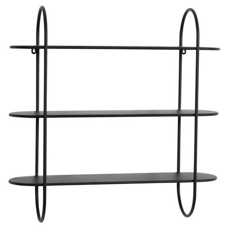 3 Tier Wall Shelf, Tier Wall Shelf, Industrial Wall Shelves, Metal Floating Shelves, Decorative Shelving, Modern Wall Shelf, Metal Wall Shelves, Black Shelves, Wall Shelf Decor