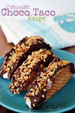 Copycat Choco Taco Recipe from Daily Leisure Chocolate Taco, Choco Taco, Waffle Bowl, Taco Recipe, Holiday Snacks, Chocolate Nutella, Ice Cream Truck, Taco Recipes, Homemade Chocolate